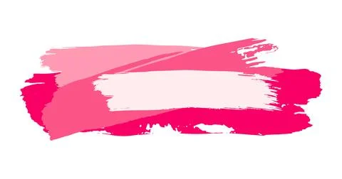 Brush stroke composition element. Vector stock hand draw illustration isolated Stock Illustration