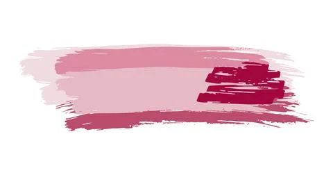 Brush stroke composition element. Vector stock hand draw illustration isolated Stock Illustration