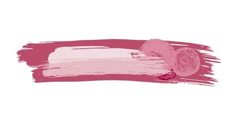 Brush stroke composition element. Vector stock hand draw illustration isolated Stock Illustration