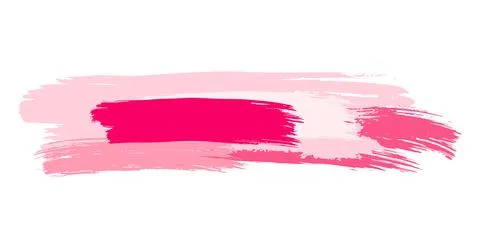 Brush stroke composition element. Vector stock hand draw illustration isolated Stock Illustration