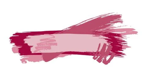 Brush stroke composition element. Vector stock hand draw illustration isolated Stock Illustration