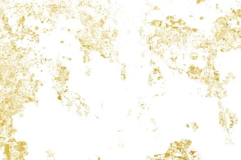 Brush stroke design element. Grunge golden background pattern of cracks, scuf Stock Photos