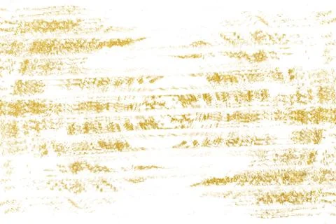 Brush stroke design element. Grunge golden background pattern of cracks, scuf Stock Photos