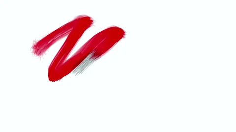A brush stroke of diagonal zick zack lines Stock Footage 335975134
