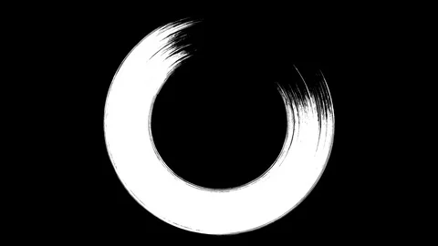 Brush Stroke Effects With Alpha Masking Stock Footage 123688815