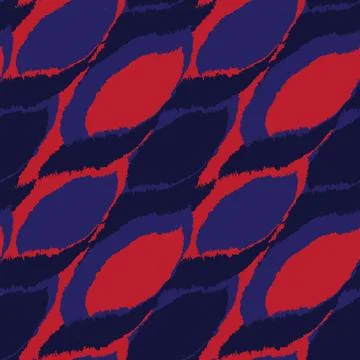 Brush Stroke Fur Seamless Pattern Illustrazione stock