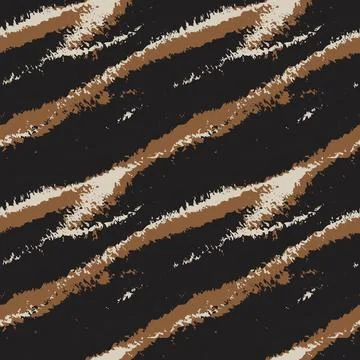 Brush Stroke Fur Seamless Pattern 스톡 일러스트