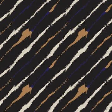 Brush Stroke Fur Seamless Pattern Stock Illustration