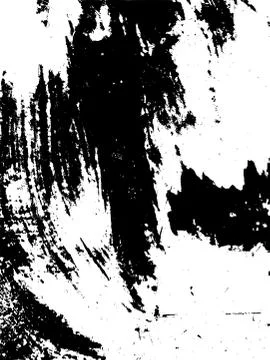 Brush stroke grunge element background on white Stock Illustration