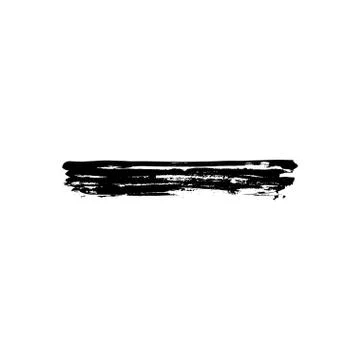 Brush Stroke Grunge Vector Textured Stock Illustration