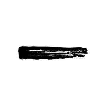 Brush Stroke Grunge Vector Textured Stock Illustration