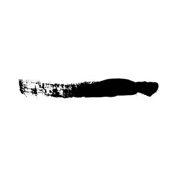 Brush Stroke Grunge Vector Textured Stock Illustration