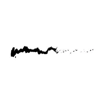 Brush Stroke Grunge Vector Textured Stock Illustration