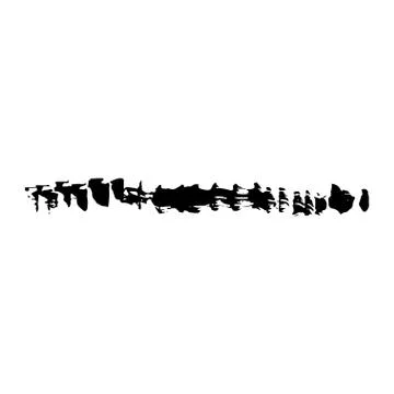 Brush Stroke Grunge Vector Textured Stock Illustration