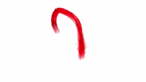 A brush stroke of a heart Stock Footage 335975171