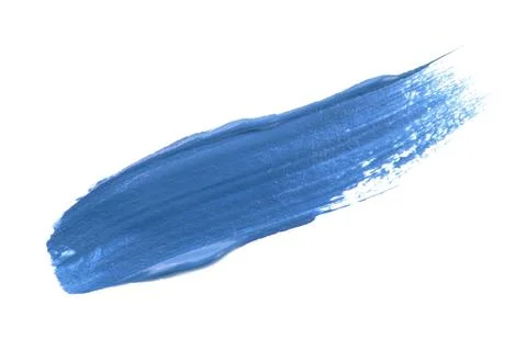 Brush stroke isolated over white background Foto stock