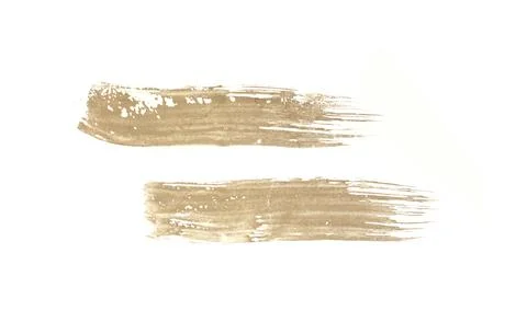 Brush stroke isolated on white background Stock Photos