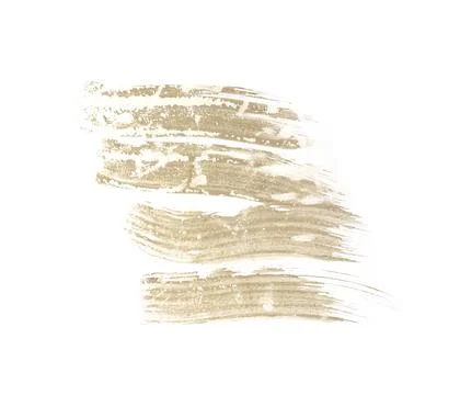 Brush stroke isolated on white background Stock Photos