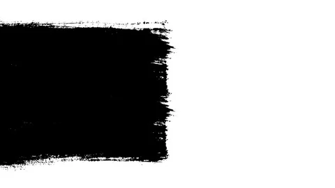 Brush stroke left background painting. Stock Footage 111867462