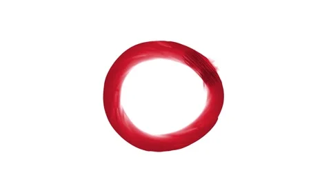 A brush stroke of the letter Ö Stock Footage 335975088
