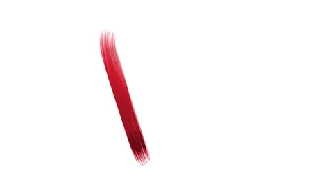 A brush stroke of the letter V Stock Footage 335974935