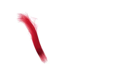 A brush stroke of the letter W Stock Footage 335974939