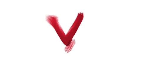A brush stroke of the letter Y Stock Footage 335974943