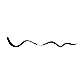 Brush stroke line element, grunge charcoal hand drawn hatches scribble mark.. Stock Illustration