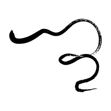 Brush stroke line element, grunge charcoal hand drawn hatches scribble mark.. Illustrazione stock