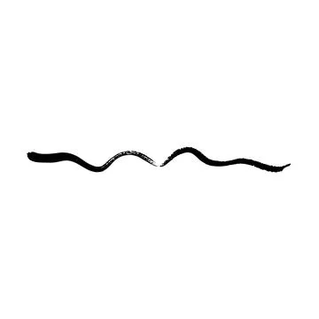 Brush stroke line element, grunge charcoal hand drawn hatches scribble mark.. Stock Illustration