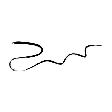 Brush stroke line element, grunge charcoal hand drawn hatches scribble mark.. Stock Illustration