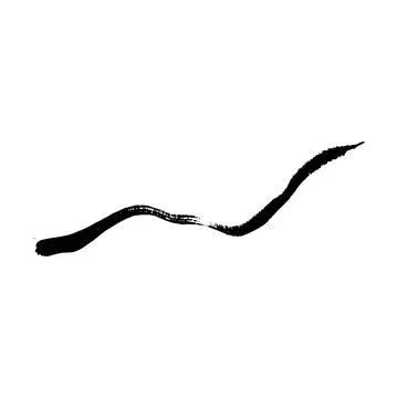 Brush stroke line element, grunge charcoal hand drawn hatches scribble mark.. Illustrazione stock