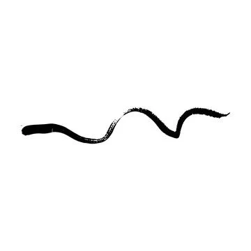 Brush stroke line element, grunge charcoal hand drawn hatches scribble mark.. Illustrazione stock