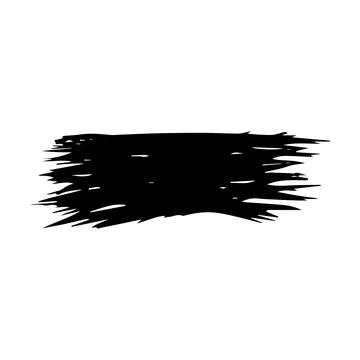 Brush stroke line element, grunge charcoal hand drawn hatches scribble mark.. Illustrazione stock