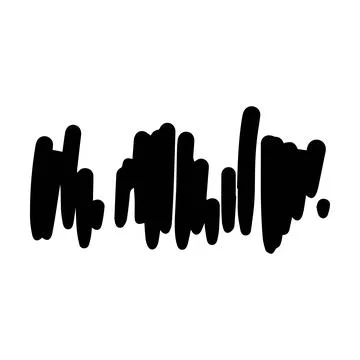 Brush stroke line element, grunge charcoal hand drawn hatches scribble mark.. Illustrazione stock