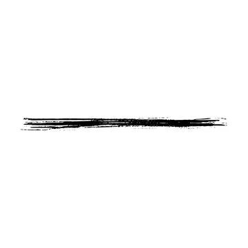 Brush stroke line element, grunge charcoal hand drawn hatches scribble mark.. Stock Illustration