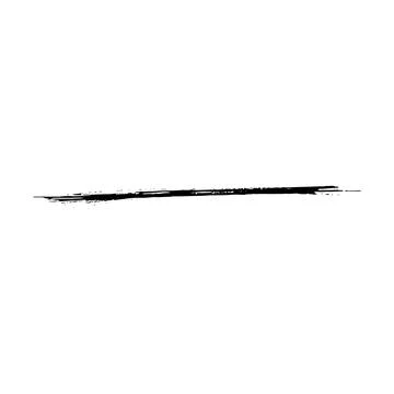 Brush stroke line element, grunge charcoal hand drawn hatches scribble mark.. Illustrazione stock