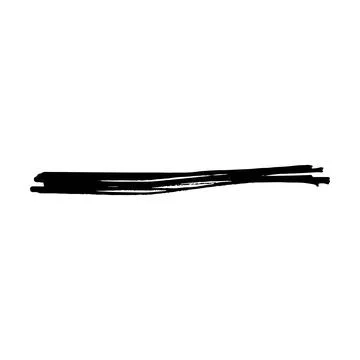 Brush stroke line element, grunge charcoal hand drawn hatches scribble mark.. Illustrazione stock