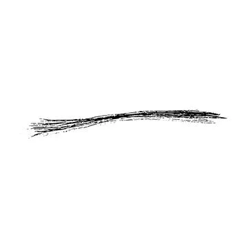 Brush stroke line element, grunge charcoal hand drawn hatches scribble mark.. Illustrazione stock