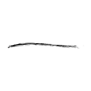 Brush stroke line element, grunge charcoal hand drawn hatches scribble mark.. Stock Illustration