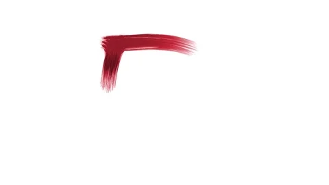 A brush stroke of the number five Stock Footage 335974982