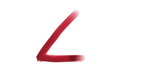 A brush stroke of the number four Stock Footage 335974978