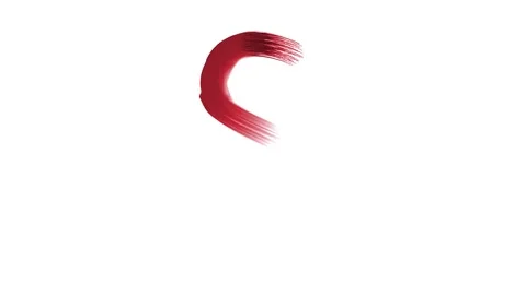 A brush stroke of the number nine Stock Footage 335975003