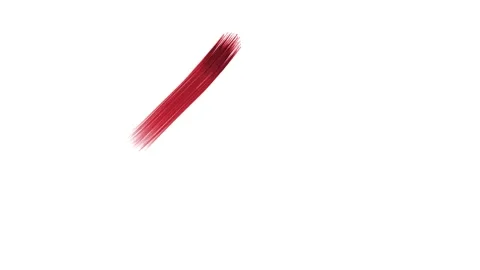 A brush stroke of the number one Stock Footage 335974953