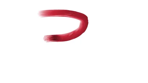 A brush stroke of the number three Stock Footage 335974964