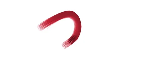 A brush stroke of the number two Stock Footage 335974958