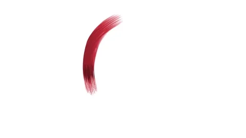 A brush stroke of the open parenthesis sign Stock Footage 335975001
