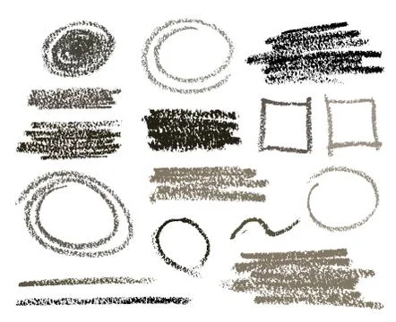 Brush Stroke Paint Boxes Set Stock Illustration