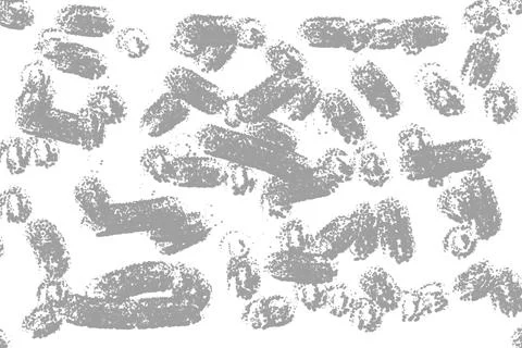 Brush stroke pattern with glitch. Abstract texture of gray color. White bac.. Stock Illustration