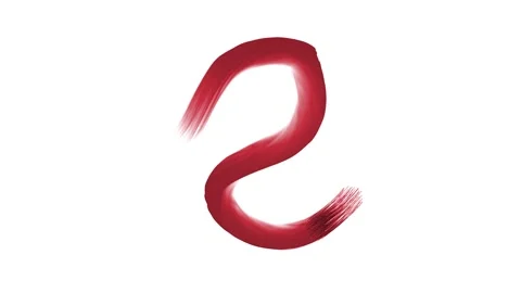 A brush stroke of the Question Mark sign Stock Footage 335975021